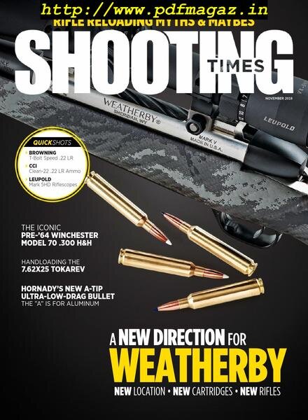 Shooting Times – November 2019 Cover