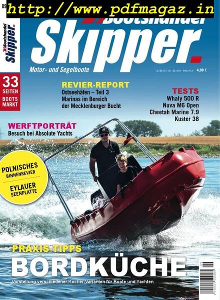 Skipper Bootshandel – August 2019 Cover