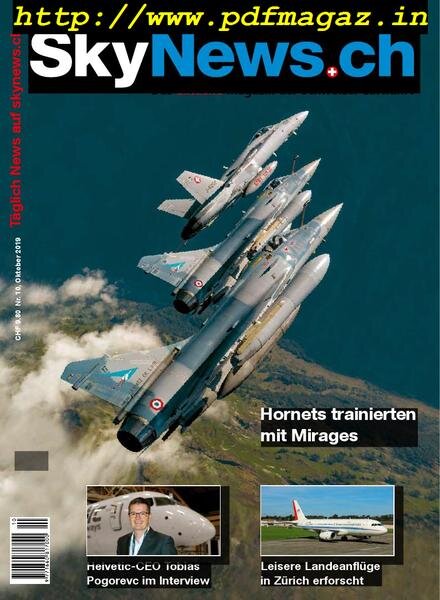 SkyNews.ch – Oktober 2019 Cover