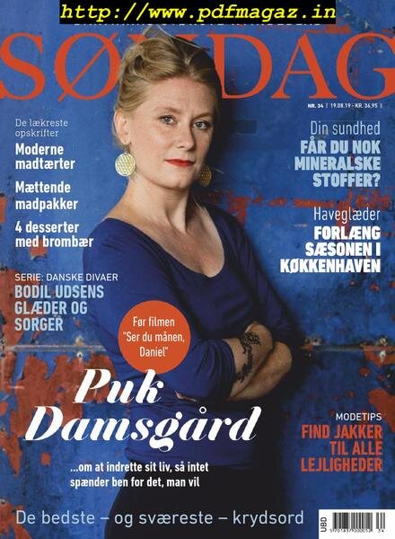 Sondag – 19 august 2019 Cover