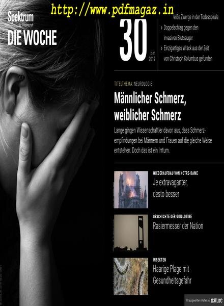 Spektrum Die Woche – 26 Juli 2019 Cover