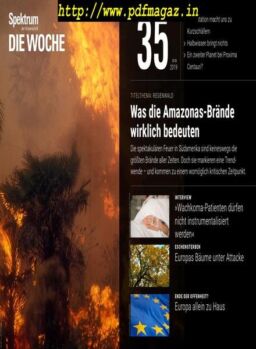 Spektrum Die Woche – 30 August 2019