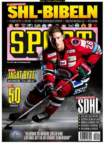 Sportbiblar – 10 september 2019 Cover