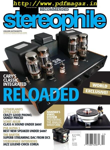 Stereophile – October 2019 Cover