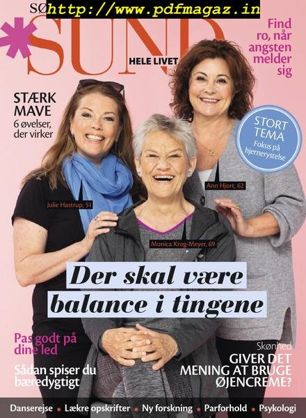 Sund Hele Livet – august 2019 Cover