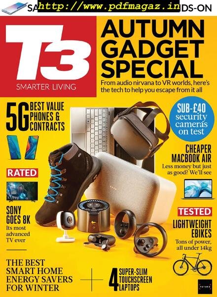 T3 UK – October 2019 Cover