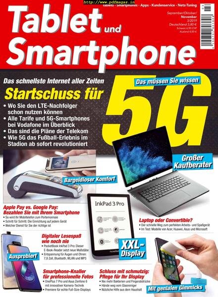 Tablet und Smartphone – September 2019 Cover