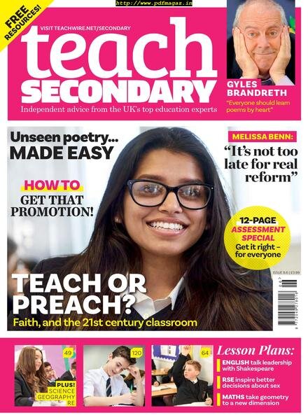Teach Secondary – September 2019 Cover