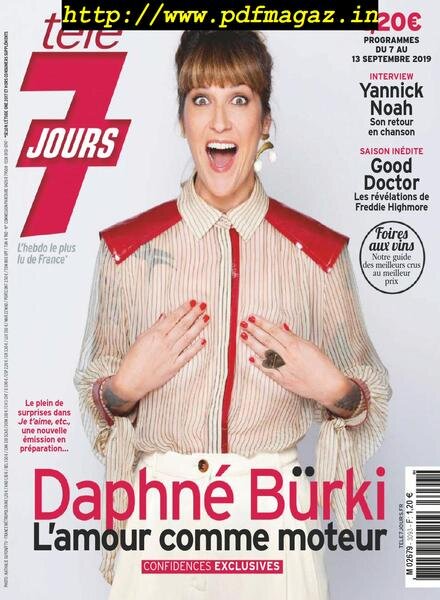 Tele 7 Jours – 07 septembre 2019 Cover