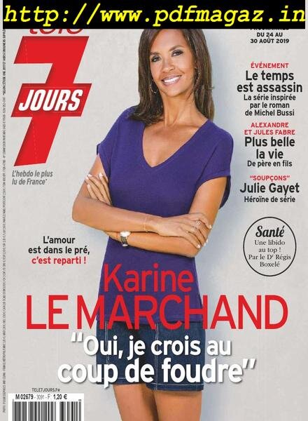 Tele 7 Jours – 24 aout 2019 Cover