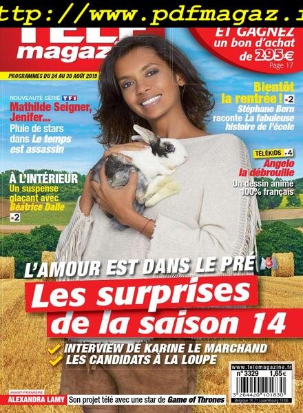 Telemagazine – 24 aout 2019 Cover