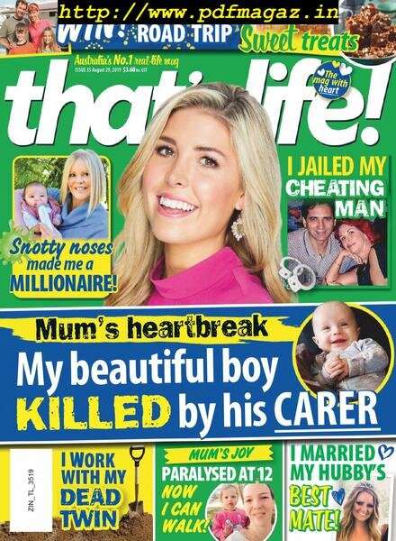 that’s life! – August 29, 2019 Cover