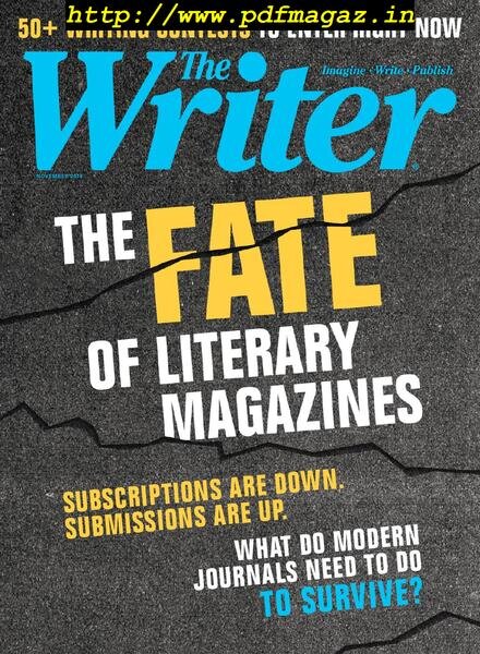 The Writer – November 2019 Cover