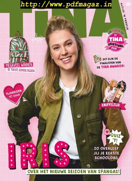 Tina Netherlands – 29 augustus 2019 Cover
