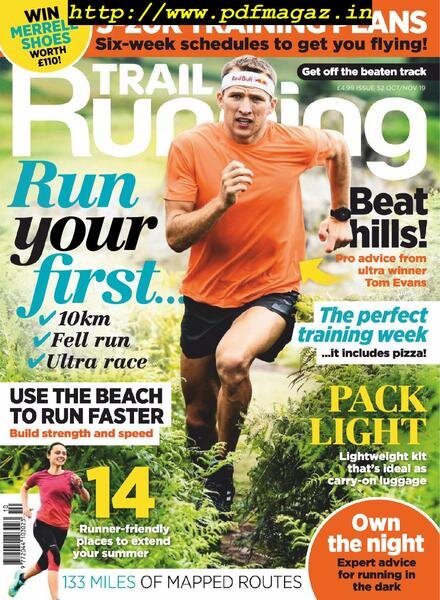 Trail Running – October-November 2019 Cover