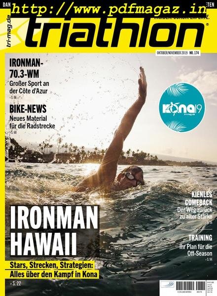 Triathlon Germany – Oktober 2019 Cover