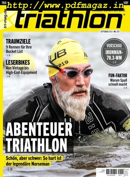 Triathlon Germany – September 2019 Cover