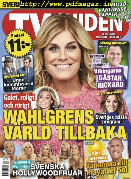 TV-guiden – 22 August 2019 Cover