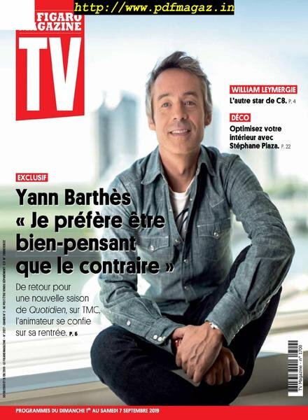 TV Magazine – 1er Septembre 2019 Cover