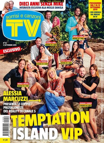 TV Sorrisi e Canzoni – 03 settembre 2019 Cover