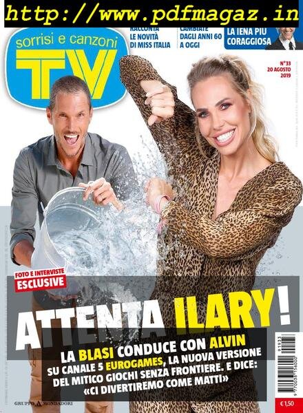 TV Sorrisi e Canzoni – 20 agosto 2019 Cover
