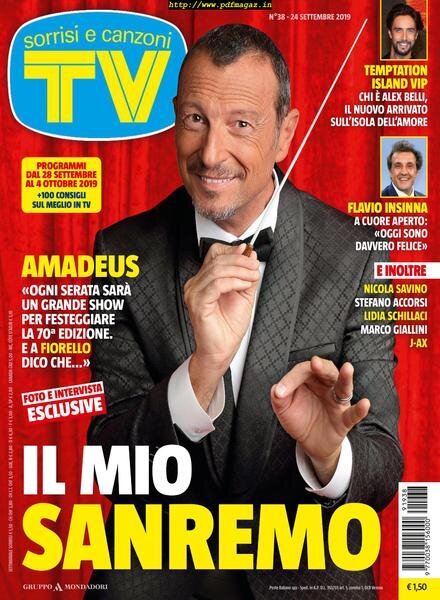 TV Sorrisi e Canzoni – 24 settembre 2019 Cover