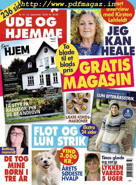 Ude og Hjemme – 11 september 2019 Cover
