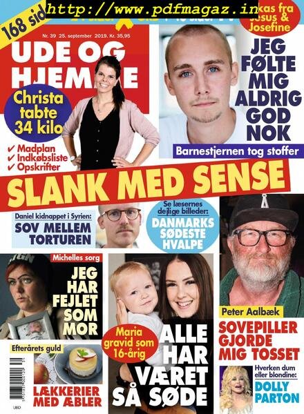 Ude og Hjemme – 25 september 2019 Cover