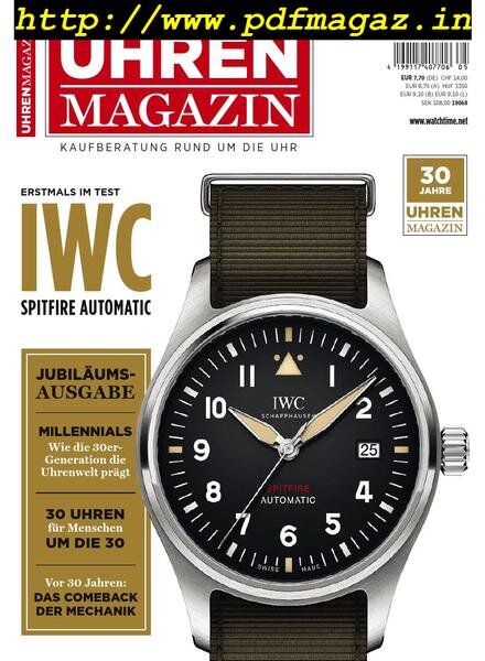 Uhren-Magazin – September 2019 Cover
