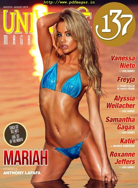 Universe 137 Magazine – August 2019 Cover
