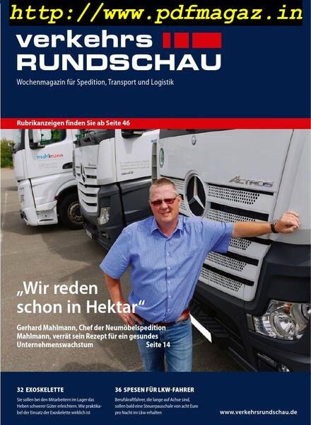 VerkehrsRundschau – 27 August 2019 Cover
