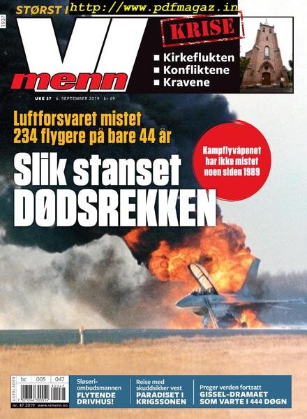 Vi Menn – 06 september 2019 Cover
