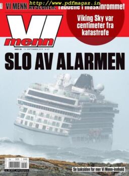 Vi Menn – 13 september 2019