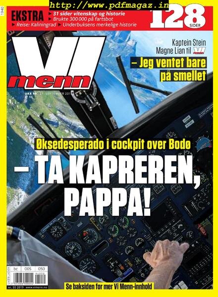 Vi Menn – 27 september 2019 Cover