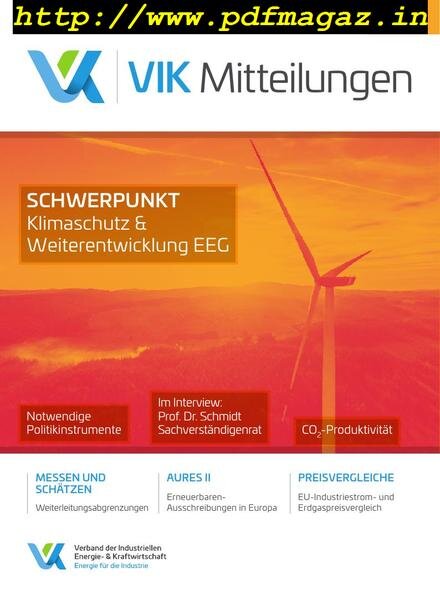 VIK-Mitteilung – September 2019 Cover