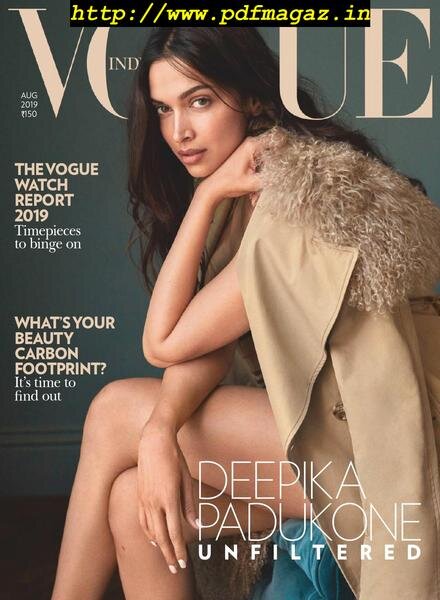 Vogue India – August 2019 Cover