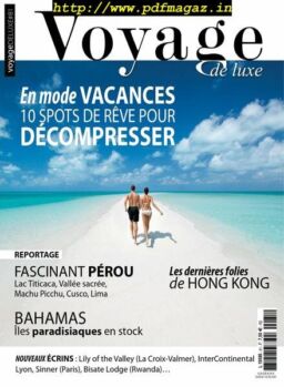 Voyage de Luxe – aout 2019