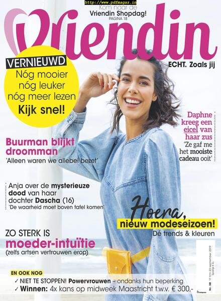 Vriendin – 18 september 2019 Cover