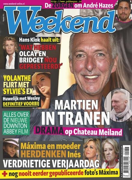 Weekend Netherlands – 11 september 2019 Cover