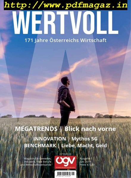 Wertvoll – Juni 2019 Cover