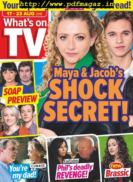 What’s on TV – 17 August 2019 Cover