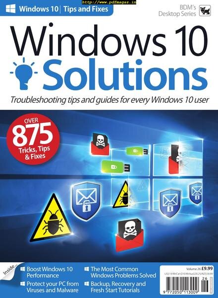 Windows 10 Solutions – August 2019 Cover