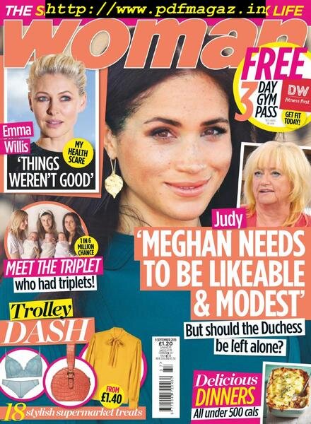Woman UK – 09 September 2019 Cover