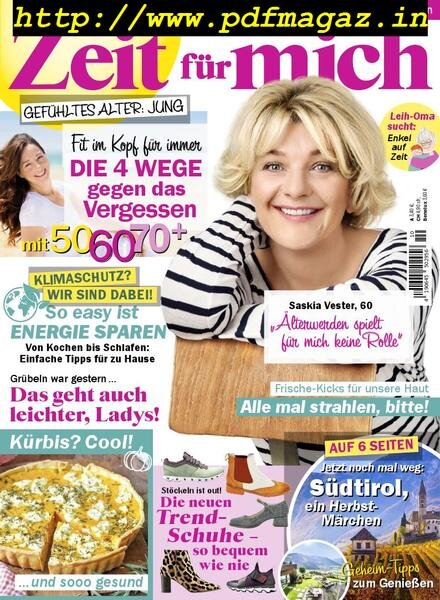 Zeit fur Mich – September 2019 Cover