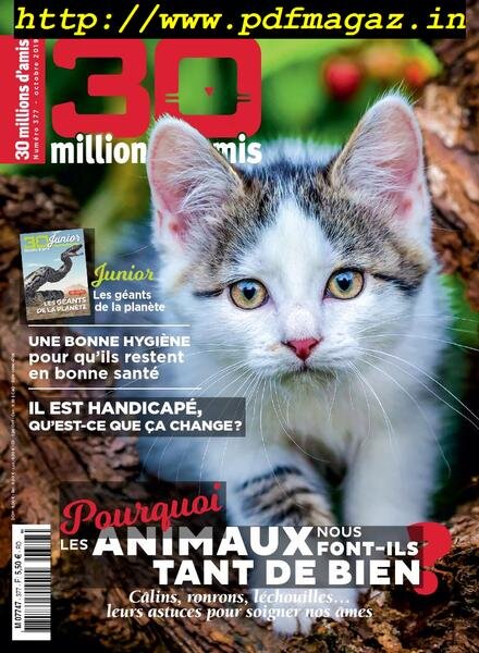 30 Millions d’Amis – octobre 2019 Cover