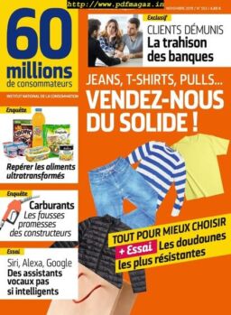 60 Millions de Consommateurs – Novembre 2019