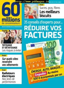 60 Millions de Consommateurs – Octobre 2019