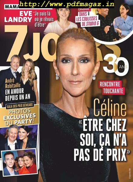 7 Jours – 27 septembre 2019 Cover