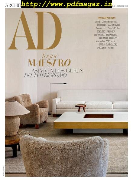 AD Architectural Digest Espana – octubre 2019 Cover
