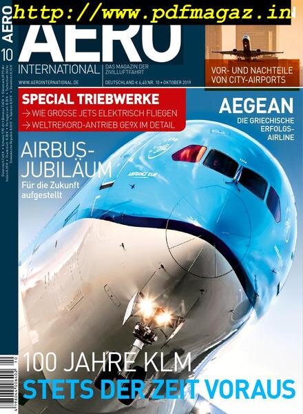 Aero International – September 2019 Cover